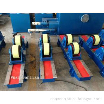 Wired Bolt Adjustment Pipe Welding Turning Rolls , 10000kg